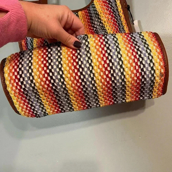 NWT Rag and Bone Summer Multi Passenger Tote with dust bag rainbow - Picture 7 of 14
